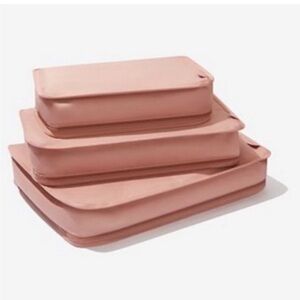 Hanky Panky Set of 3 Packing Cubes in Mauve NWT